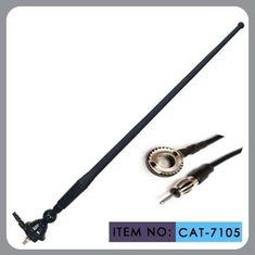 Porcellana Il nero/lunghezza di cavo a 50 pollici dell'antenna di gomma automobile di Fm con l'installazione del coperchio a vite M5 fornitore