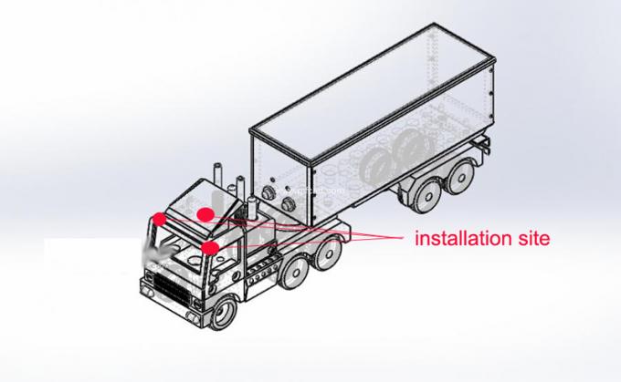 Antenna di gomma dell'automobile di Fm del camion per l'albero nero Chrome del PVC in lega di zinco